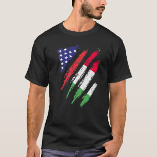 Camiseta Itália American Grown Flag USA Patriot Heritage Mo