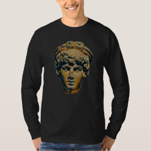 Camiseta Itália Antiga Estátua Romana Abstrata Professor 5