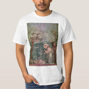 Camiseta Italia, Assisi, St Francis e os pássaros