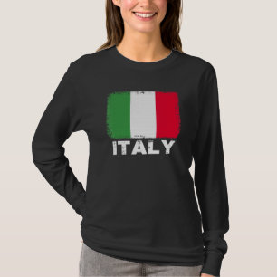Camiseta Itália Bandeira Apoio a Mulheres Pessoas Italianas