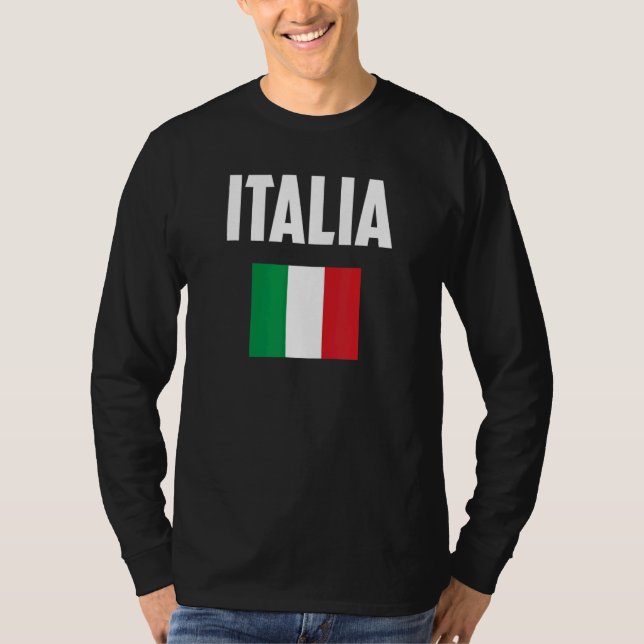 Camiseta Itália Bandeira Itália (Frente)