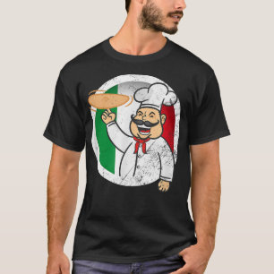 Camiseta Itália Bandeira italiana Cuja carne de chef italia