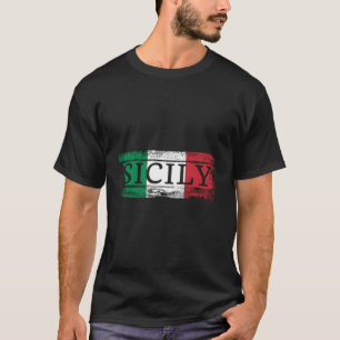 Camiseta Itália Bandeira Italiana I Sicília Itália
