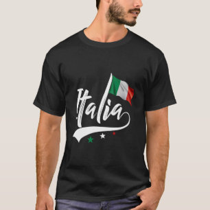 Camiseta Itália Bandeira Italiana Itália Patrimônio Italian