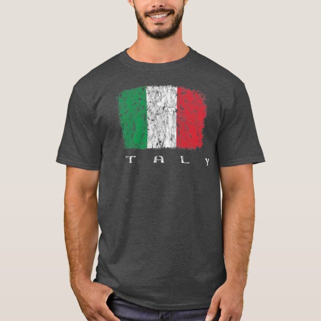 Camiseta Itália Bandeira Orgulho Italiano Vacinação Itália (Frente)