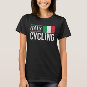 Camiseta Itália, ciclista, ciclismo de bicicleta, correndo 