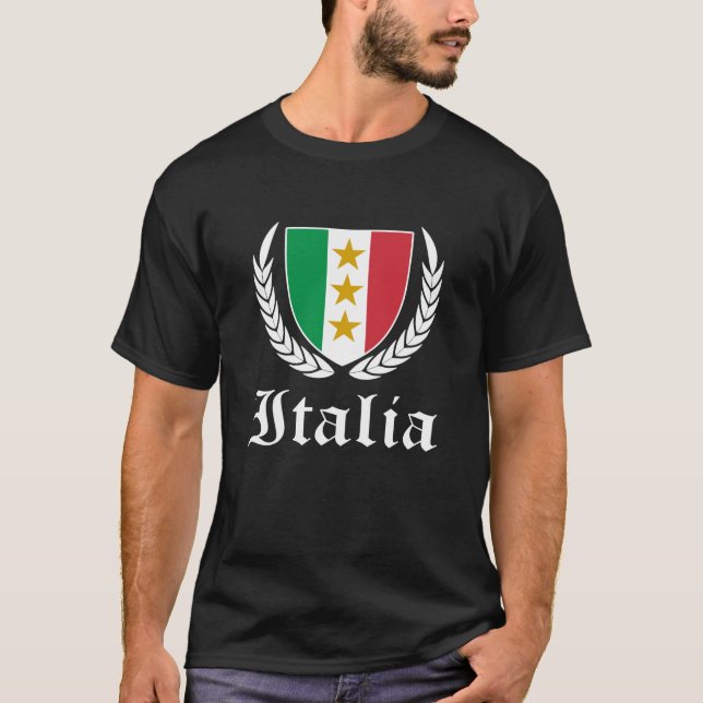 Camiseta Italia Crest (Frente)