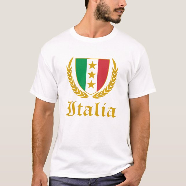 Camiseta Italia Crest (Frente)