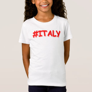 Camiseta "#ITÁLIA" Design. Comprar Agora