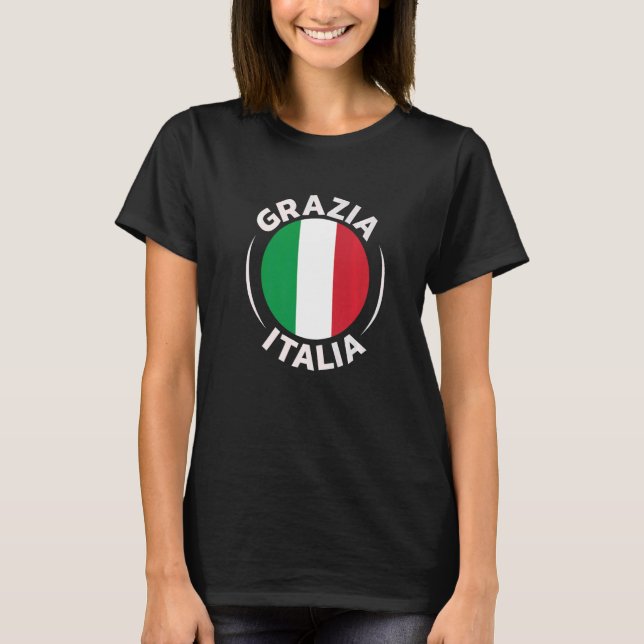 Camiseta Itália: Designs de bandeira para todos os italiano (Frente)