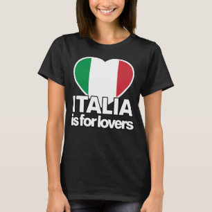Camiseta ITALIA é para Orgulhosa bandeira italiana Coração 
