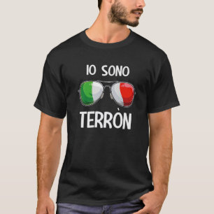 Camiseta Itália Engraçado Itália Slang Italia Pun Io Sono T