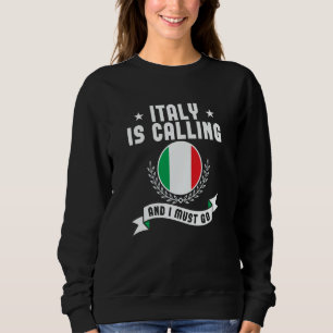 Camiseta Itália Está Chamando E Eu Devo Ir Lembranças Bande