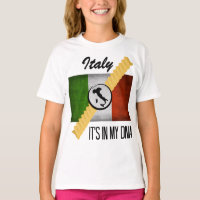 Italia está em minha bandeira italiana Rotini da