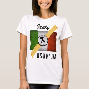 Camiseta Itália Está no meu DNA Ancestralidade Bandeira Ita