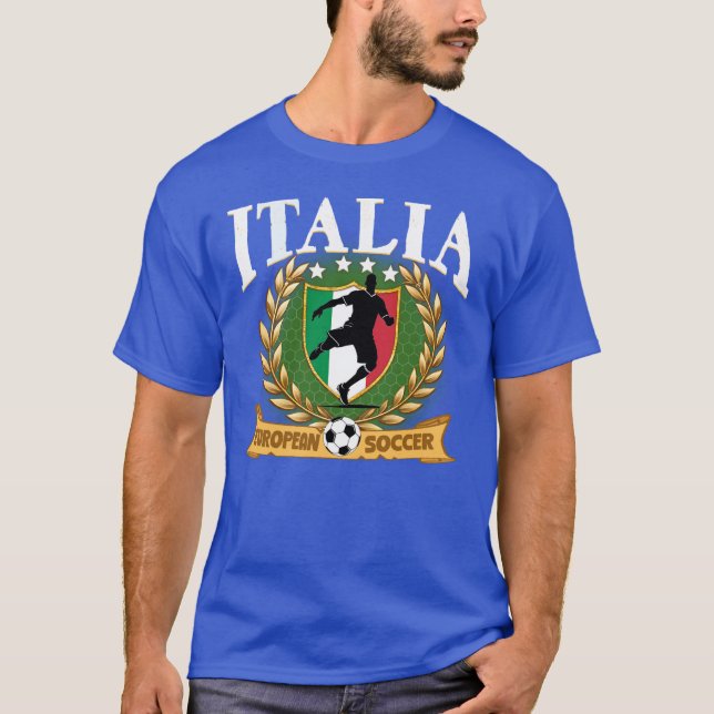Camiseta Italia European Soccer (Frente)