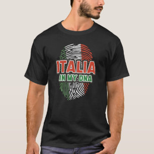 Camiseta Italia Fingerprint DNA Shirt with the Italiana Fla