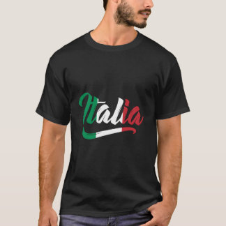 Camiseta Italia Flag Itália Italiano Family Heritage