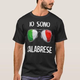 Camiseta Itália Funny Itália Slang Italia Pun Io Sono Calab