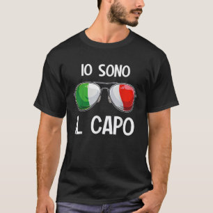 Camiseta Itália Funny Itália Slang Italia Pun Io Sono Il Ca