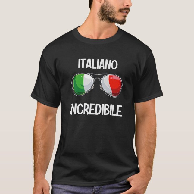 Camiseta Itália Funny Itália Slang Italia Pun Italiano Incr (Frente)