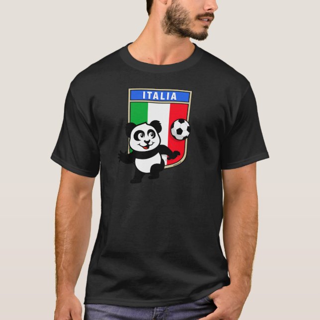Camiseta Itália Futebol Panda (Frente)