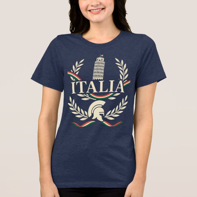 Camiseta Italia Heritage Crest (Frente)