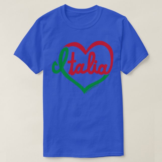 Camiseta Italia In My Heart (Frente do Design)