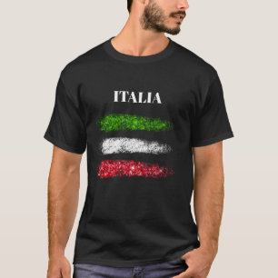 Camiseta *~* ITÁLIA ITÁLIA Abstrato Simples ITALIANA Home