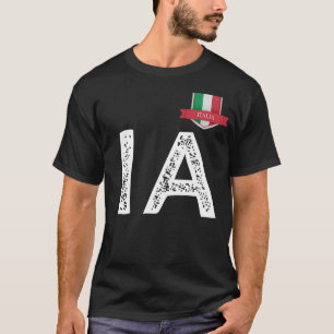 Camiseta Itália Italia Human-Flag I e A Itália Itali