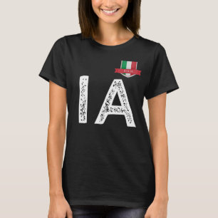 Camiseta Itália Italia Human-Flag I e A Itália Itali