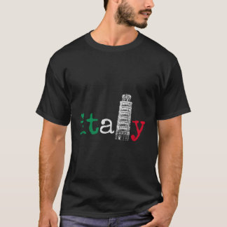 Camiseta Itália Itália Itália Bandeira Italiana Orgulho De