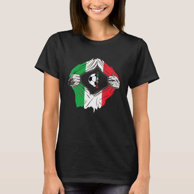 Camiseta Italia Itália Roupa Futebol Fan 2021 (Frente)