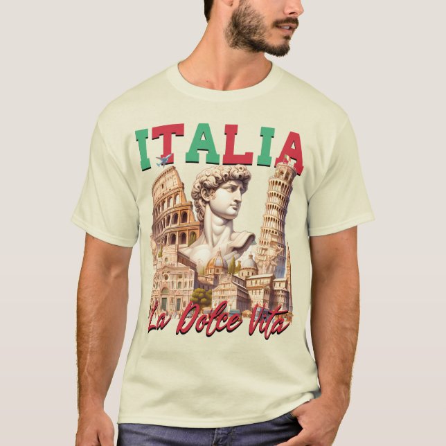 Camiseta Italia La Dolce Vita (Frente)