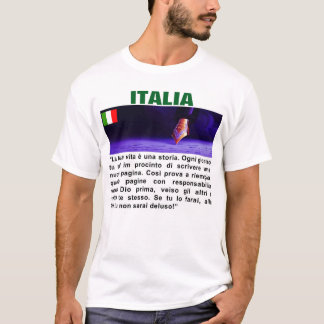 Camiseta ITÁLIA - La tua vita è una storia