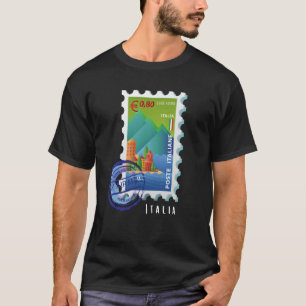 Camiseta Itália Lago Como Carimbo Italophilus Souvenir
