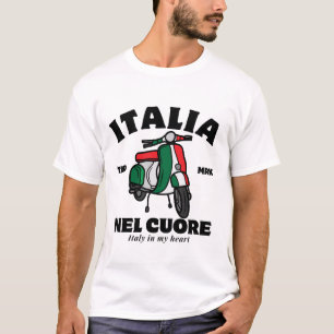 Camiseta Itália no meu coração