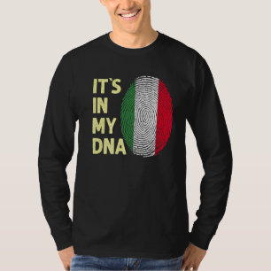 Camiseta Itália No Meu Dna - Equipe Italiana De Bandeiras