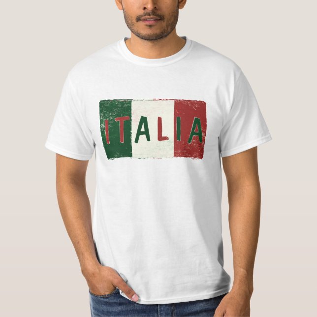 Camiseta Italia, o design de Eli (Frente)