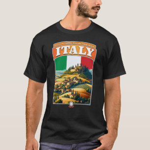 Camiseta Itália Países da Toscana Europa