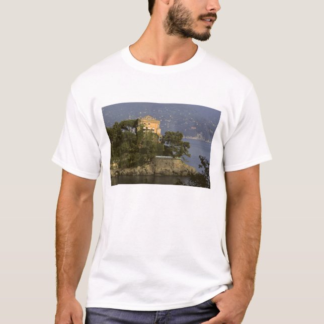 Camiseta Itália, Portofino. Vida cênica na (Frente)