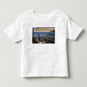 Camiseta Itália, Província de Como, Bellagio. Café à beira
