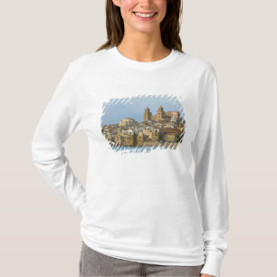 Camiseta Itália, Sicília, Cefalu, Vista com Duomo de 2