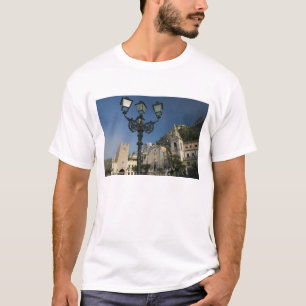 Camiseta ITÁLIA, Sicília, TAORMINA: Piazza iX Aprile, San