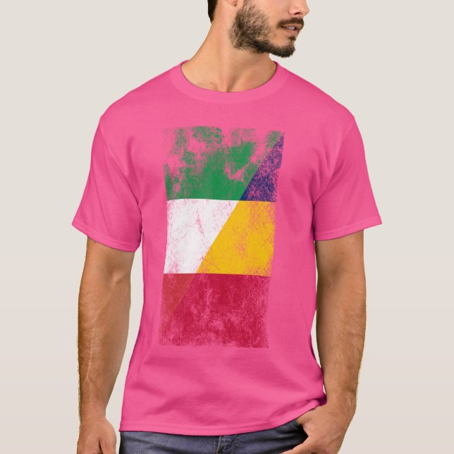 Camiseta Itália Sinalizadores do Chade - Chade Italiano (Frente)
