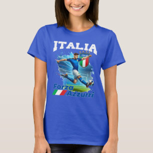 Camiseta Italia Soccer Calcio Azzurri