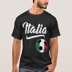 Camiseta Italia Soccer Itália Bandeira Itália Futebol Itali