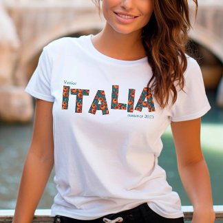 Camiseta Italia Tomato Summer Girls Trip Itália