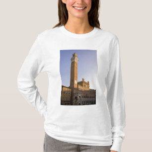 Camiseta Itália, Toscana, Siena. Torre del Mangia em