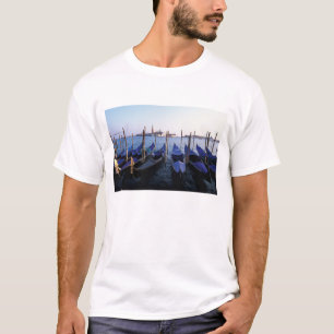 Camiseta Itália, Veneto, Veneza, Fileira de Gôndolas e San